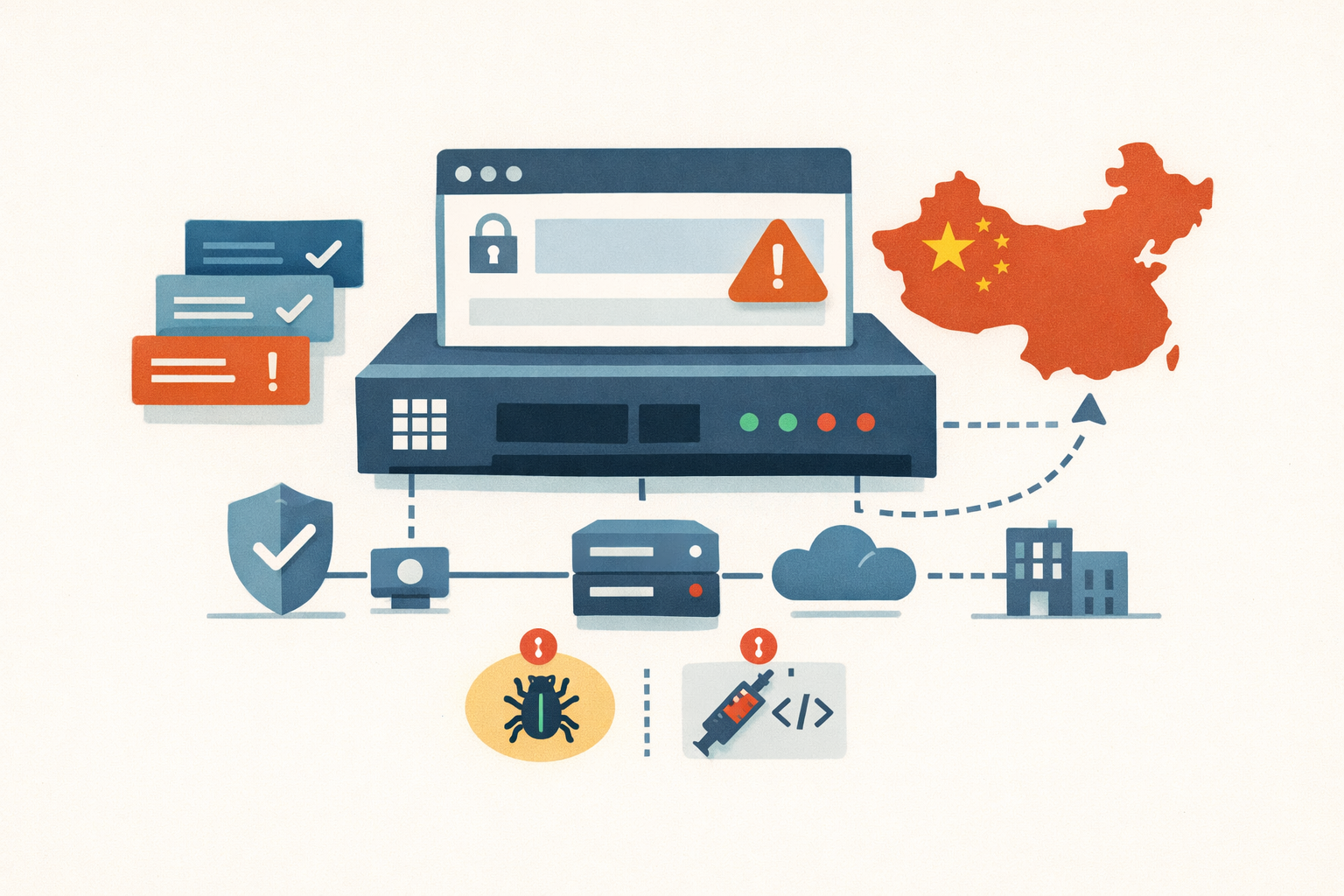 Sophos has seven CISA KEV entries. Five hit the same management interface.