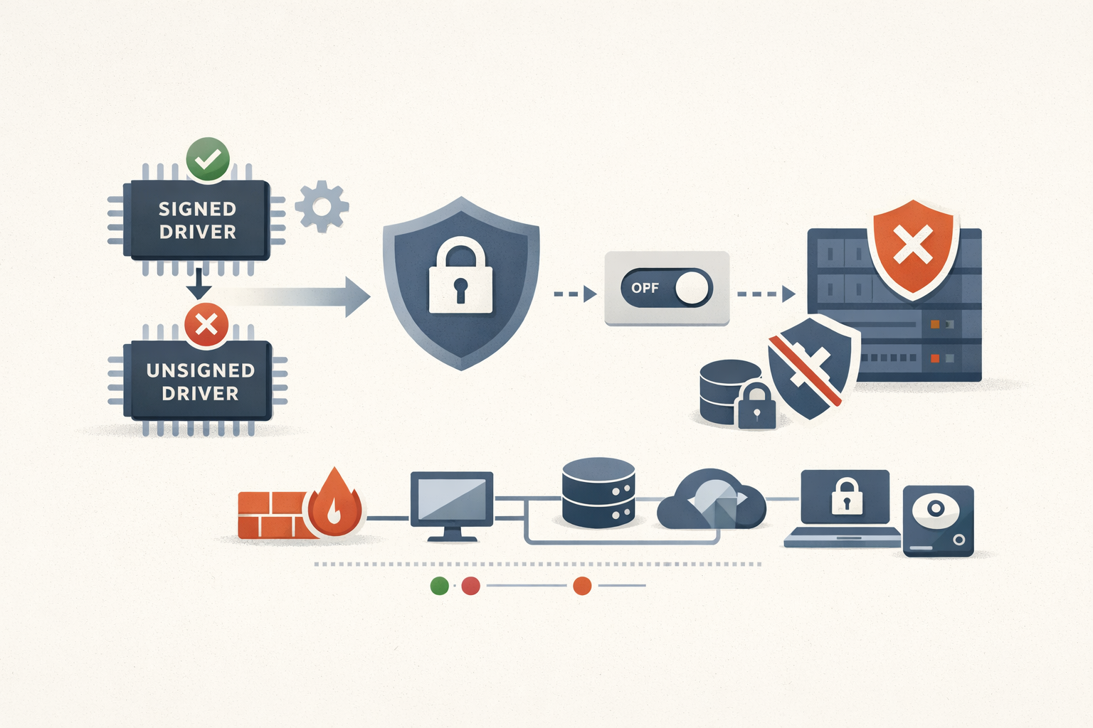 The ransomware that brought a signed driver to switch off the rule against unsigned drivers
