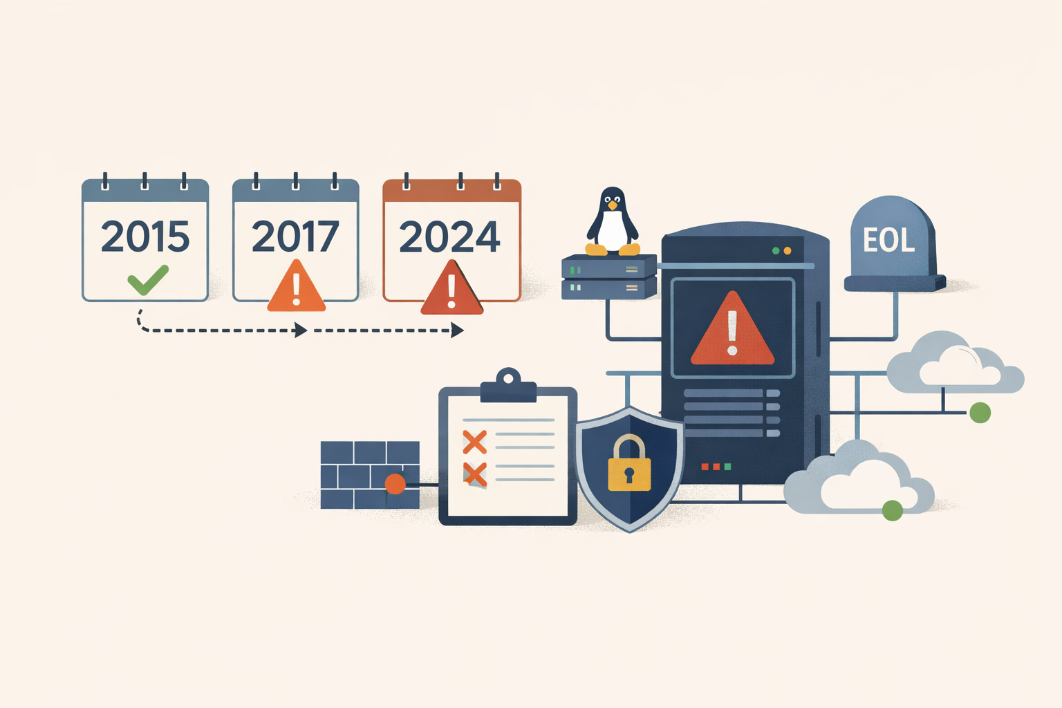 The fix shipped in 2015. The CVE came in 2017. The deadline landed in 2024.