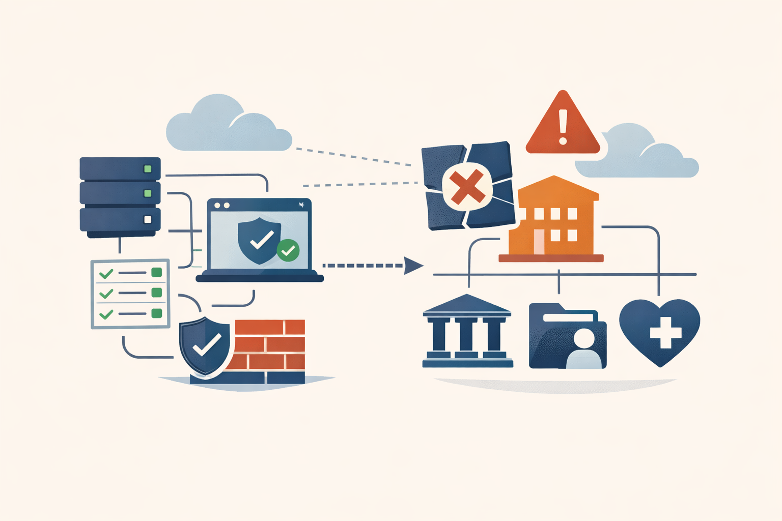 You can be the victim of a vulnerability in software you don't run