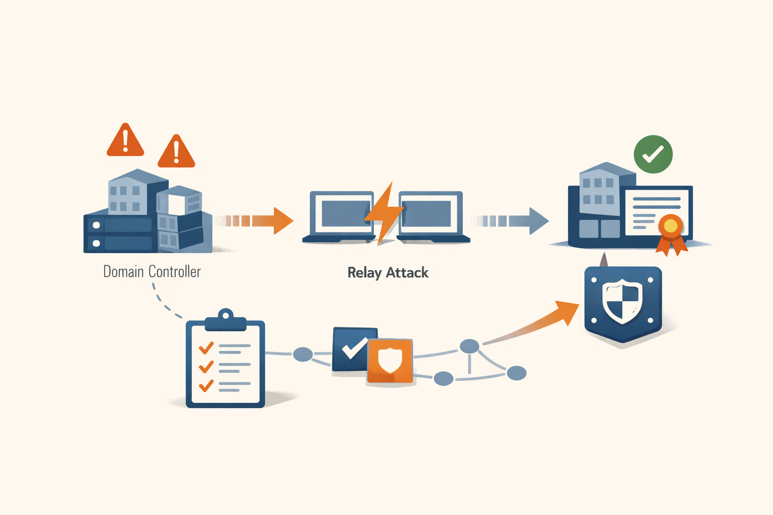 PetitPotam: make a domain controller authenticate to you, relay it, own the domain