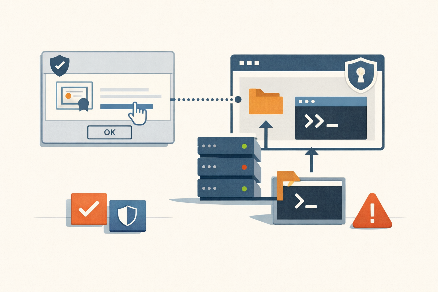 A clickable link in a SYSTEM dialog is a SYSTEM shell waiting to happen